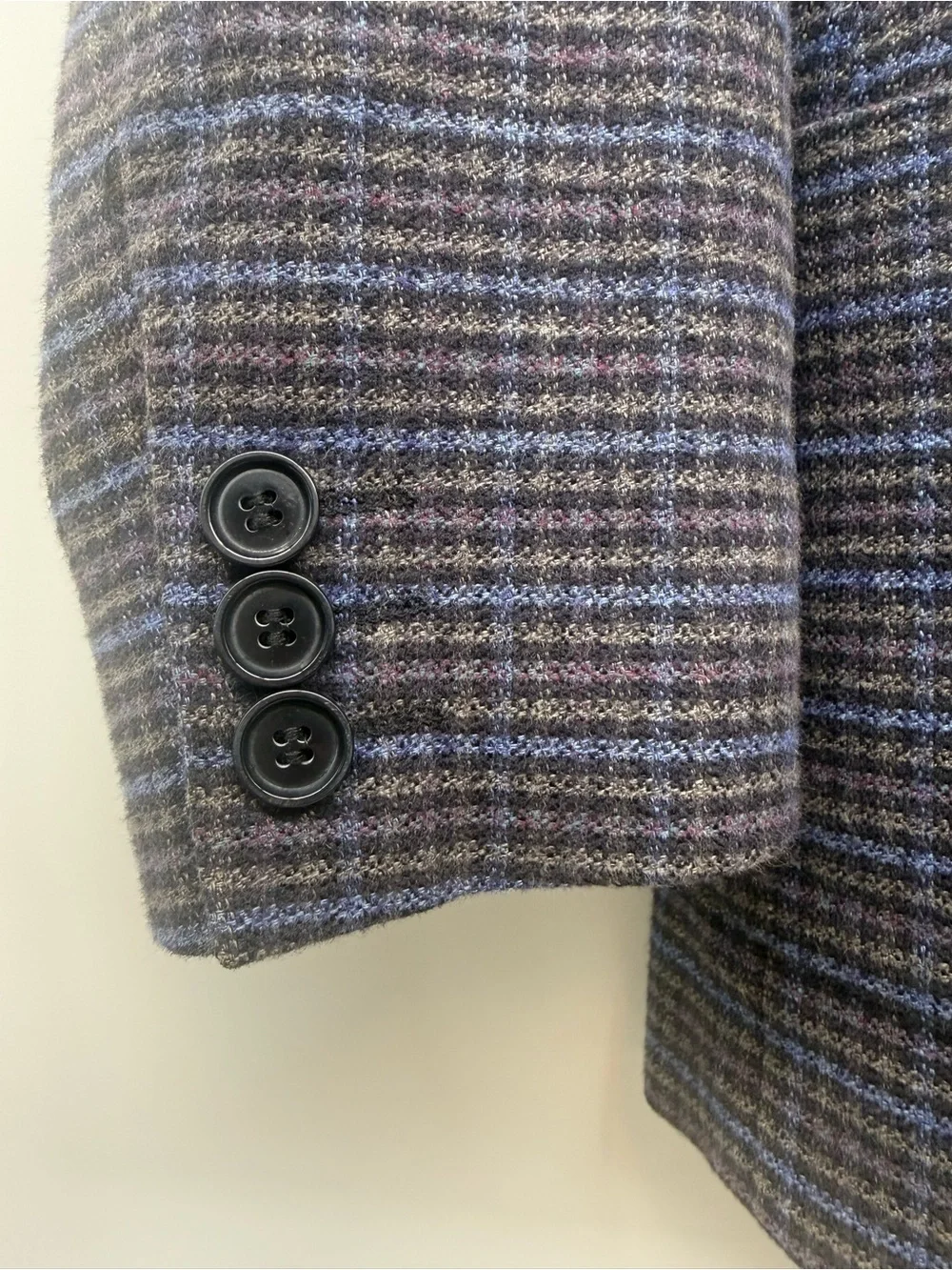 Alfa Perry Slim  Fit Boys Plaid Blazer SZ 10